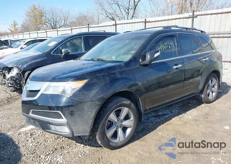 2011 Acura Mdx Technology Package z USA, uszkodzony, nr VIN 2HNYD2H62BH547582